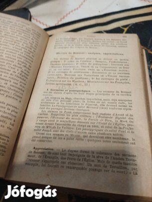Antik könyv 1919. História Dés littératura francaise.