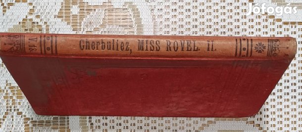 Antik könyv  Cherbuliez Viktor: Miss Rovel (1890)