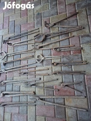 Antik kovács szerszmok régi mesterségek régi kovcs fogok 