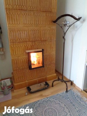 Antik kovácsolt vas gyertyatartó eladó