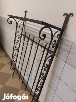 Antik kovácsoltvas előszoba fogas