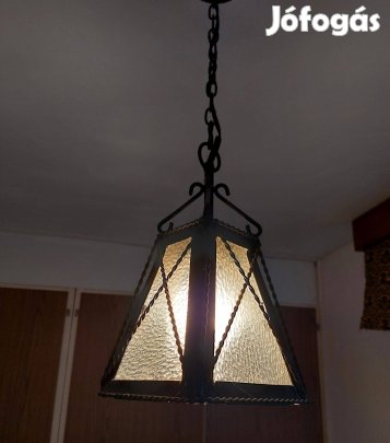 Antik kovácsoltvas lámpa