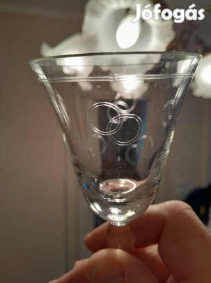 Antik kristály pohár készletek 1930-40 évekből