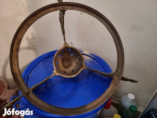 Antik lampa tartó 