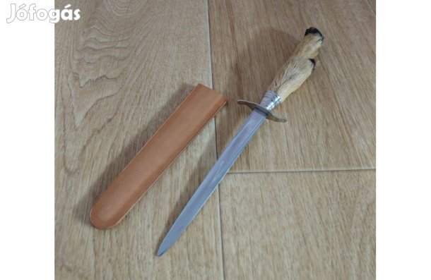 Antik levélbontó őzláb dekorációval