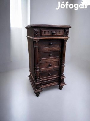 Antik márványlapos komód,éjjeliszekrény