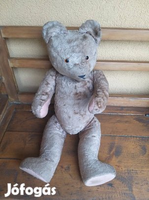 Antik nagy brummogó szalmamackó