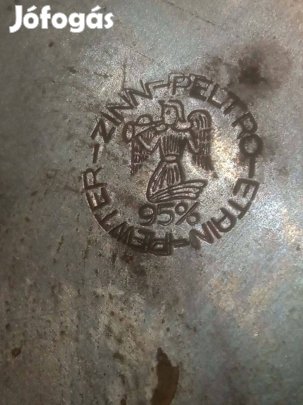 Antik német ón garnitúra 95% Zinn (3 db)