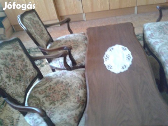 Antik neobarokk szalongarnitúra, térbe állítható 4db-os