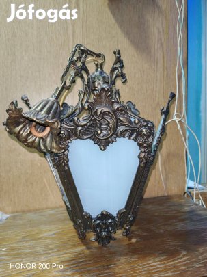 Antik olasz bronz szecessziós csillár 1900-1920 körüli