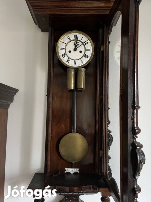 Antik ónémet stílusú falióra az 1800-as évek végéről