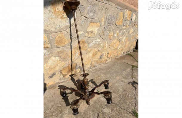 Antik öntöttvas csillár!