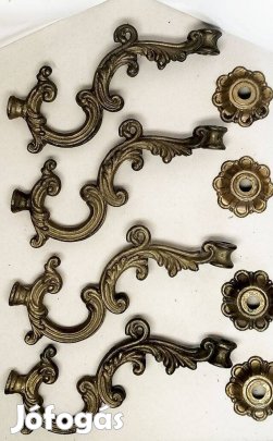 Antik öntöttvas függeszthető, vagy álló lámpa karjai