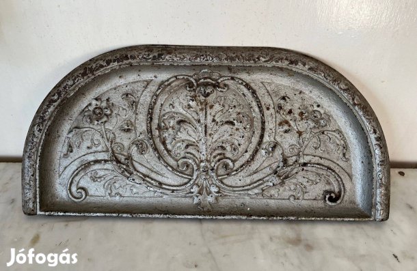 Antik öntöttvas parázstálca, parázs tálca!