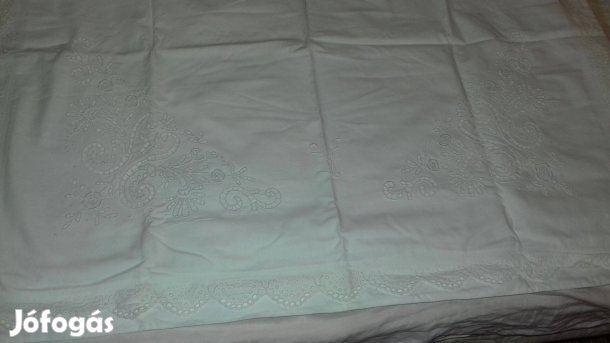 Antik pamut nagy párna huzat hímzett 90x70cm