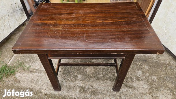 Antik paraszt fenyő étkező asztal