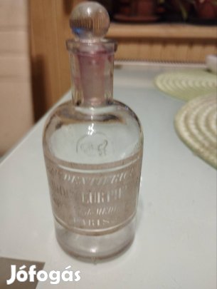 Antik patikai szájvizes üveg.