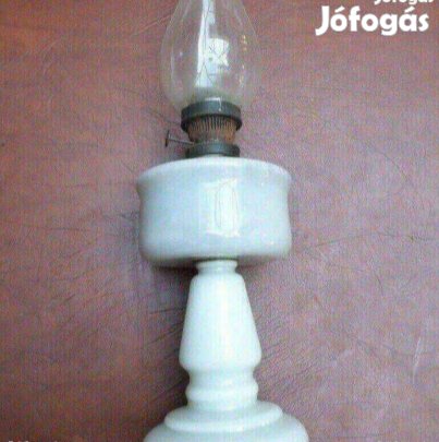 Antik porcelán petróleum lámpa gyönyörű