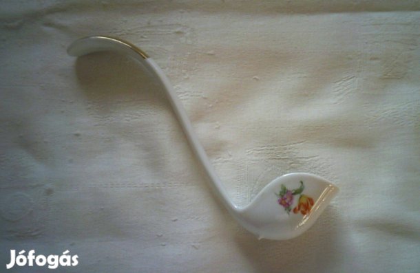 Antik porcelán szószos kanalak egységáron
