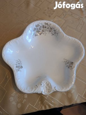 Antik porcelán tálaló tál