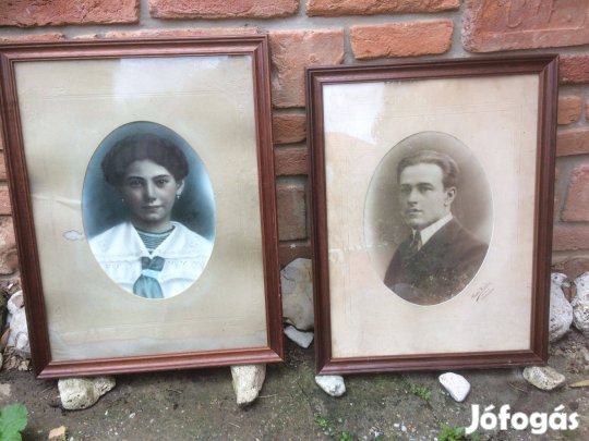 Antik portrékép, falikép 5000 ft/ db:Lenti