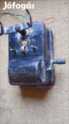 Antik régi kurblis telefon