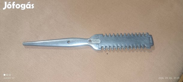 Antik retro aluminium dupla pengés borotva. Utánvét