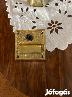 Antik réz csengő / kapcsoló eladó