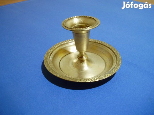 Antik réz gyertyatartó