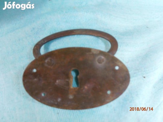 Antik réz kilincs, fiókkilincs 3500 ft:Lenti