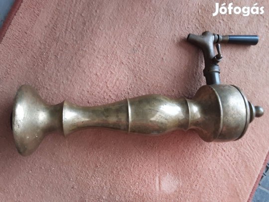 Antik réz sörcsap kb 7 kg! dekorációnak