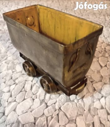 Antik sárgaréz bányászcsille