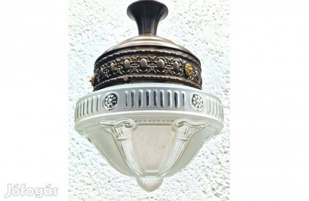 Antik sárgaréz függőlámpa