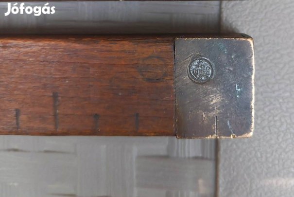 Antik szabó hitelesített mérőrúd