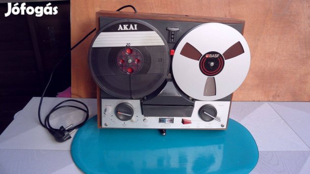 Antik szalagos magnetofon magnó (Ausztria) kettő seb.max 185 mm szal