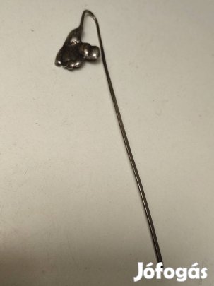 Antik szecessziós szőlőmintás kalaptű / dísztű