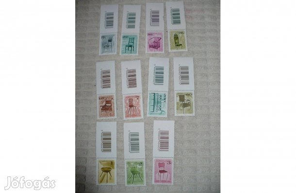 Antik székek bélyegsor