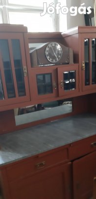 Antik tálaló márványlapos Szép állapotban!