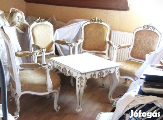 Antik ülőgarnitúra , négyes szett . Átvét Lepsény .!