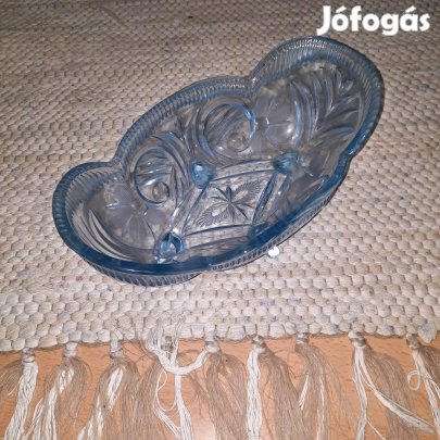 Antik üveg asztalközép