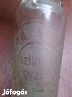 Antik üveg szódásüveg golyózáras Ritkaság!