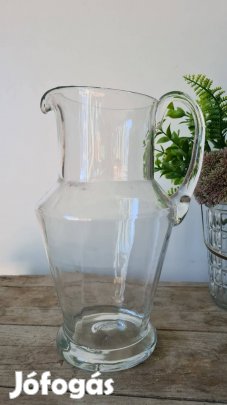 Antik üveg vizeskancsó