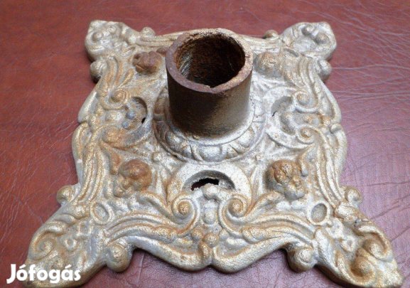 Antik vas fenyőfa talp karácsonyfa tartó