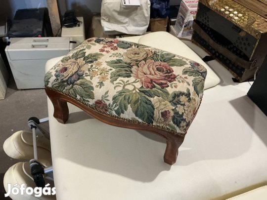 Antik vintage láb zsámoly / puff