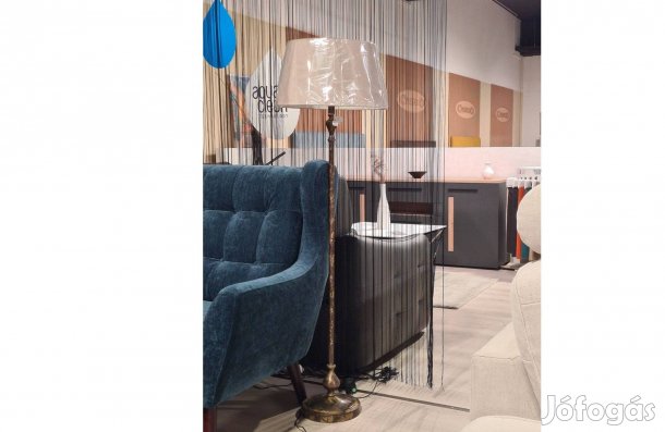 Antikolt bronz színű patinás állólámpa 133 cm, Light & Living