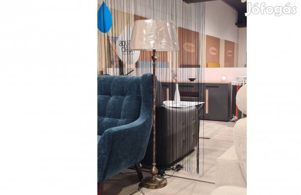 Antikolt bronz színű patinás állólámpa 133 cm, Light & Living