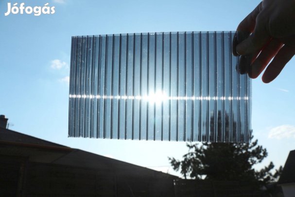 Antracit 10mm Polikarbonát 2falú/1kamrás 2 old. UV