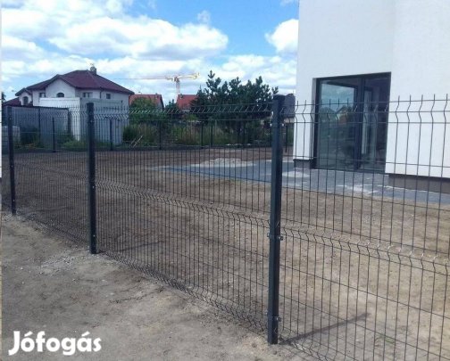 Antracit 3D 123x250 cm paneles táblás kerítés eladó