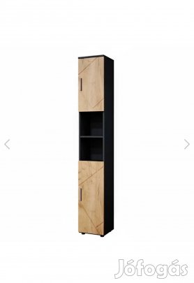 Antracit / tölgy magasszekrény 