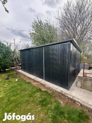 Antracit pénztárcabarát tároló 5m széles 3m hosszú